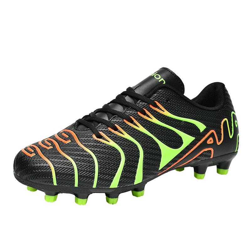 Мужские футбольные бутсы с низким верхом, легкие футбольные бутсы FG/TF, детские нескользящие бутсы для тренировок на открытом воздухе, спортивные кроссовки для бега, размер 33-44