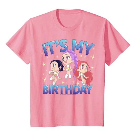Tee Shirt Round Neck Short Sleeve Cartoon Anime Pattern Women T-shirt Loose Fit Breathable