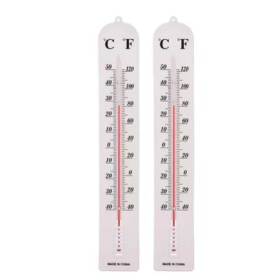 2 шт. Термометр от -40 до 120 F Печатная шкала от -40 до 50 C Садовый декор Показания в Фаренгейтах Для сада Теплицы