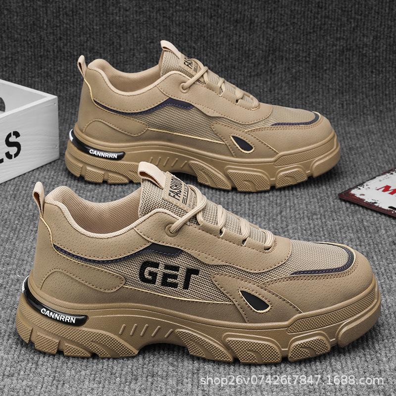 Осенняя мужская обувь новая дышащая обувь для инструментов мужская трендовая универсальная платформа спортивная обувь повседневная обувь для скейтборда обувь для охраны труда мужская