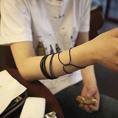 10 шт. Желейные силиконовые браслеты Панк-рок Унисекс Наручный браслет Эластичная резинка для волос Скранчи Браслет Мягкий Прочный Противоскользящий Не повреждающий волосы