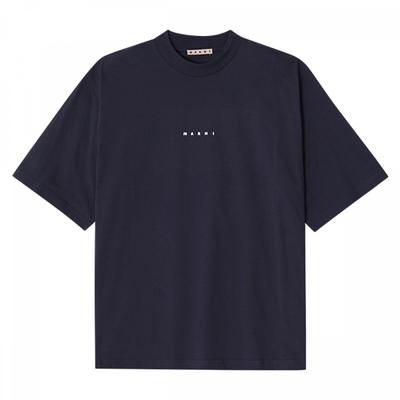 Marni Humu0223p1 UScS87 Lob99 Логотип Мужская S Короткий рукав Футболка