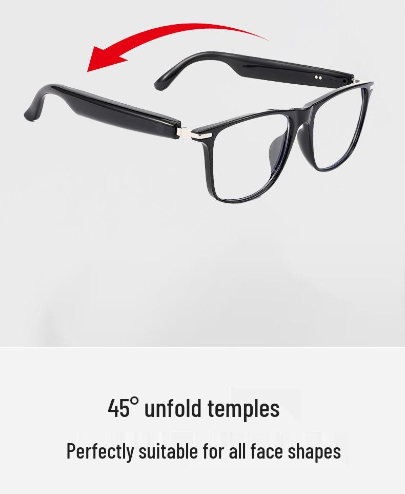 Premium AI Translation Smart Glasses with Music, Calls, Noise Reduction, Meeting Notes, and Extended Battery Life