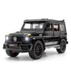 Большая модель автомобиля Benz G800 Off Road SUV в масштабе 1/18, литая из сплава металла, со звуком и светом, коллекционные предметы, украшения, подарок на день рождения другу