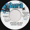7-дюймовая пластинка GREGORY ISAACS - Who Bust The Shot NONE Black Scorpio 1996 Япония Регги, Ска и Даб Б/У
