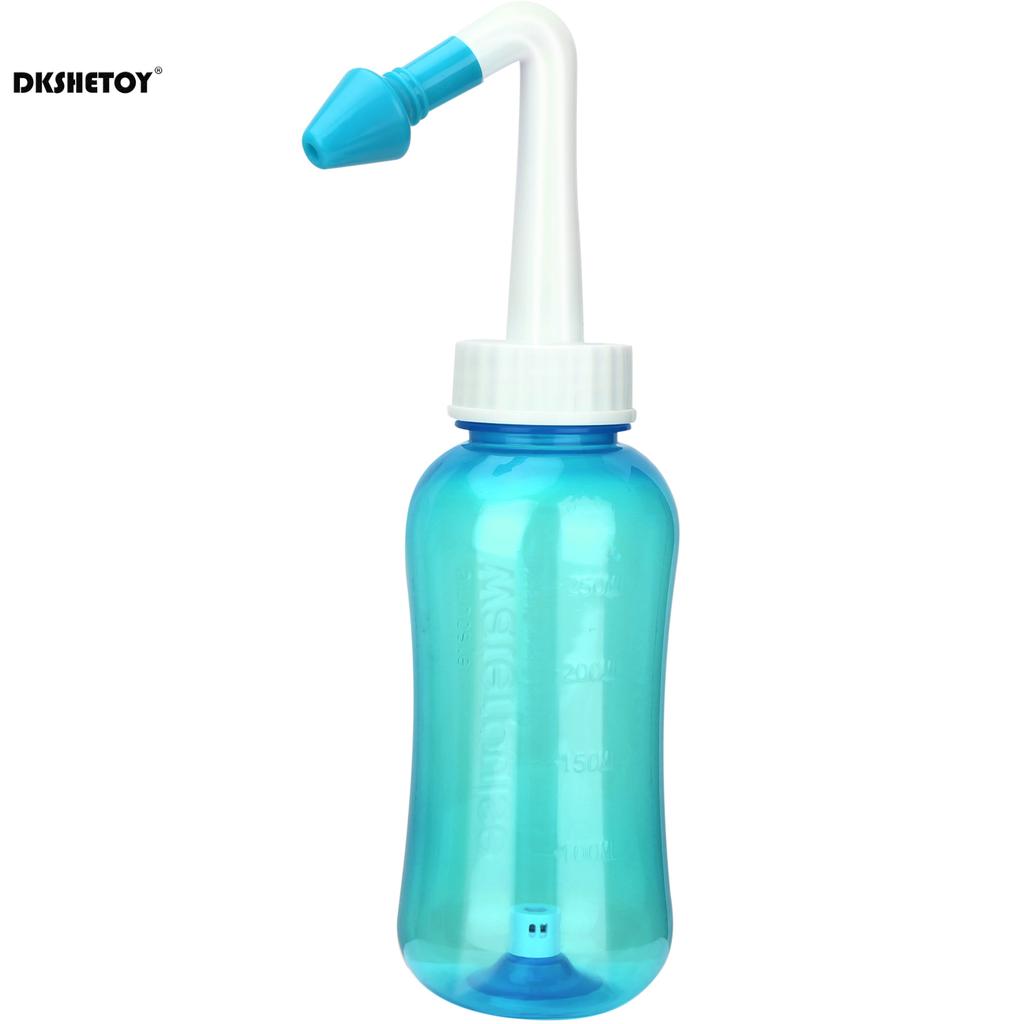 Бутылка для промывания носа 300/500 мл Синусит Очиститель носа для взрослых детей Аллергический ринит Назальный ирригатор Нети-пот Инструмент для очистки носа
