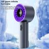 Summer Portable Handheld Turbo Fan 100 Wind Speeds Adjustable Mini Personal Fan Battery Operated Electric Eyelash Fan