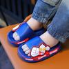 Детские летние уличные сандалии Ультрамен для мальчиков, мягкая подошва, нескользящие, домашние тапочки для ванной для малышей и детей