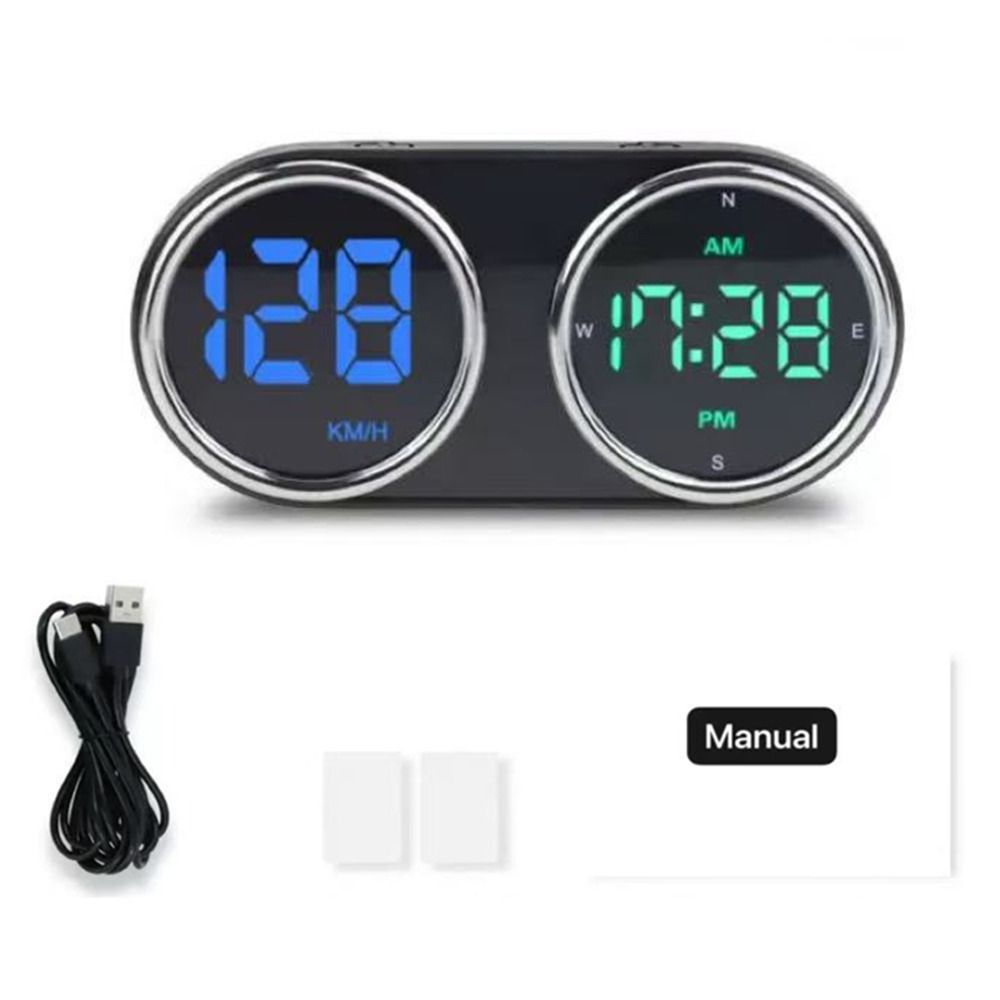 7-цветный GPS-переключатель, автомобильный цифровой спидометр, цифровые часы, измеритель скорости автомобиля, подходит для всех автомобилей