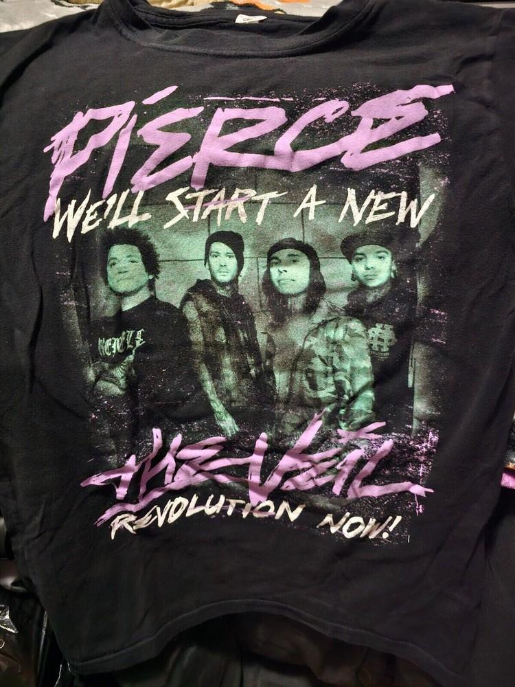 Vintage Pierce The Veil Black Cotton Shirt All size S-345XL Gift For Fans Unisex T-Shirt