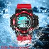 Мужские спортивные часы с маленьким циферблатом, водонепроницаемые, военные, светодиодные цифровые часы, люминесцентный хронограф, студенческие электронные наручные часы для мужчин