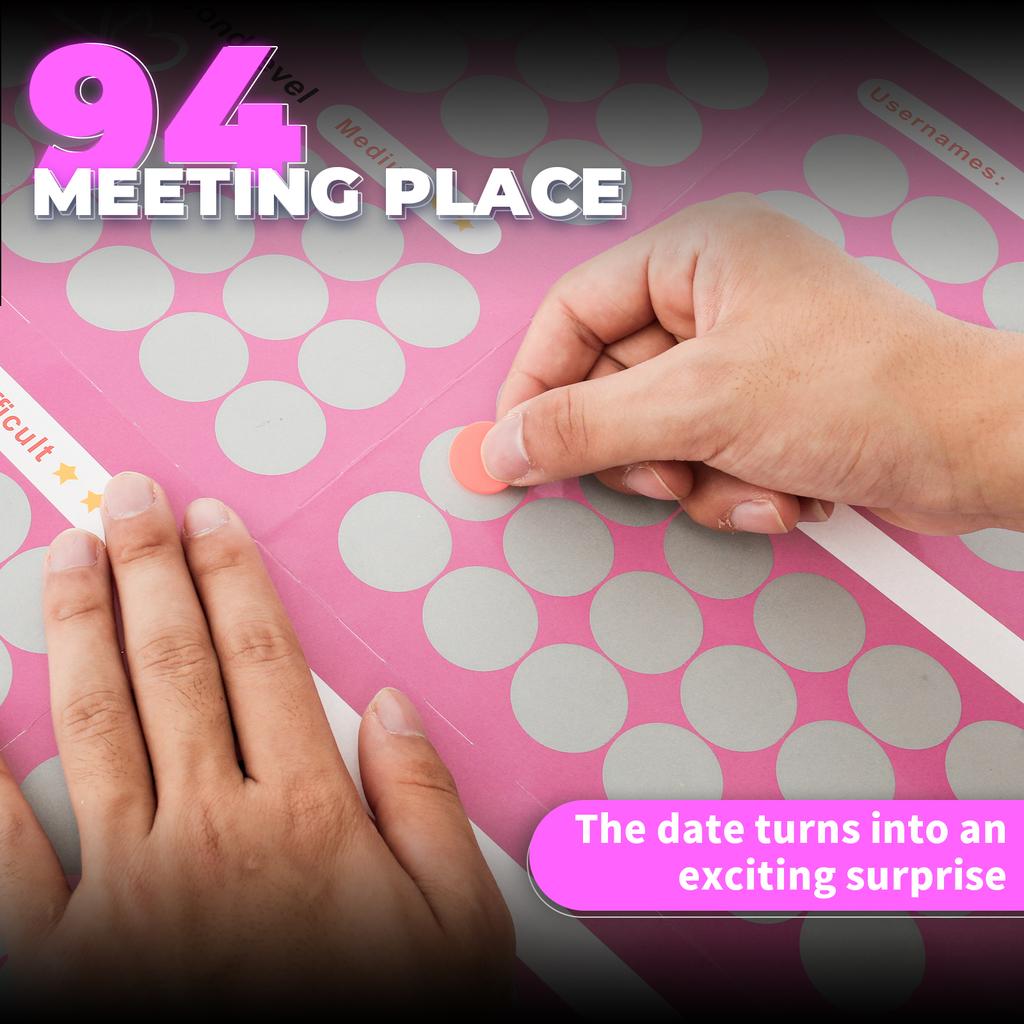 Подарок для пары Скретч-постер Забавная любовная игра Скретч-постер 100 вещей на вечер свиданий Скретч-постер для свиданий пары