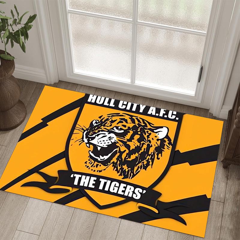 Hull FC Design Crystal Velvet Carpet Cozy Non?Slip Printed Rug For Bedroom Living Room Entrance