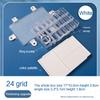 54Grid Watercolor Palette Empty Painting Paint Tray Box Multi-function Moisturizing Dispenser Box for Watercolor Acrylic Paints