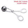 1pc, Meat Baller, Stainless Steel Meatball Maker, Meat Baller Tongs, Cake Pop, Ice Tongs, Cookie Dough Scoop, Kitchen Gadgets, Kitchen Stuff