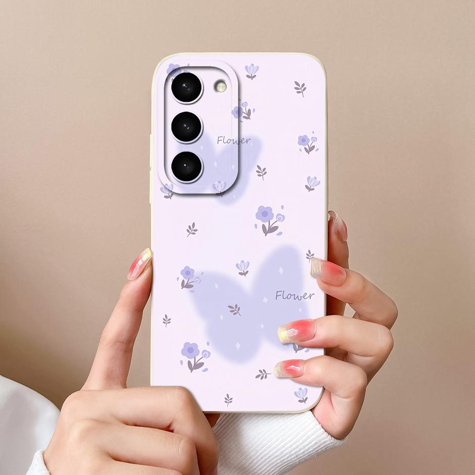 Case For Samsung Galaxy S23 FE Plus Ultra Cute Goose Cat Fall Prevention Portable Bumper For Samsung S23FE S23+ S23Ultra Funda