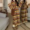Navava Women Long Knit Hoodie Dress No947