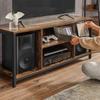 VASAGLE TV Stand for TV up to 60 inches, TV Cabinet with Open Shelves, TV Console for Living Room, Entertainment Room