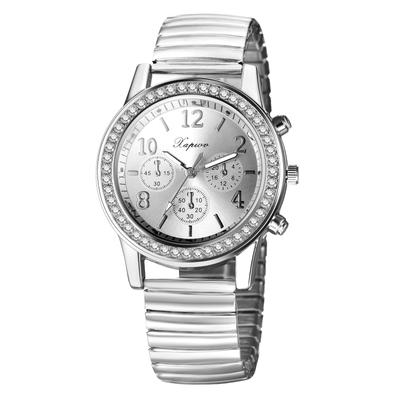 Растягивающийся модный аксессуар Подарок Женские наручные часы, блестящие, симпатичные, аналоговый ремень, водонепроницаемые, повседневные, деловые, часы, женские - День рождения,