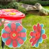 10Pcs Hummingbird Feeder Replacement Flowers Layer Install Design Easy To Double Flower-Shaped Bird Feeder