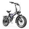EUYBIKE K6T 250W Motor 48V18AH Detachable Battery 20 * 4.0-inch Foldable Electric Bicycle Ximano 7-speed Urban Road Electric Bicycle