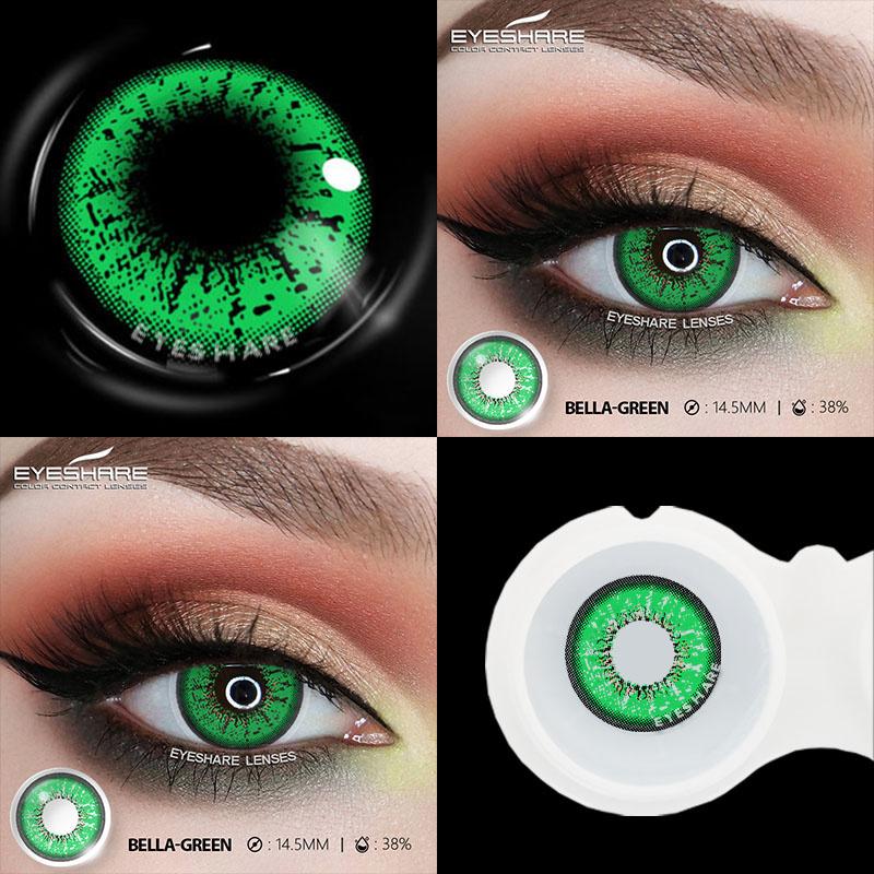 1 Pair Anime Colored Lens for Eyes Cosplay Purple Lenses Colorful Pupils Blue Eye Lens Red Lenses Yearly Yellow Lenses