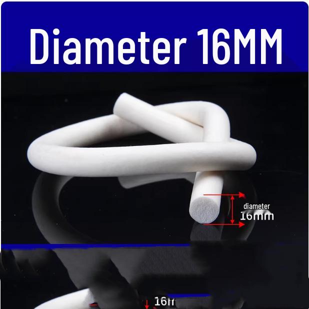 Круглый шнур из силиконовой пены - Термостойкая уплотнительная лента (2/3/4/5/6/7/8/9/10 мм)