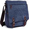 (BAG)Canvas Laptop Tasche Messenger Bag Fr Arbeit Und Schule. (Blau)