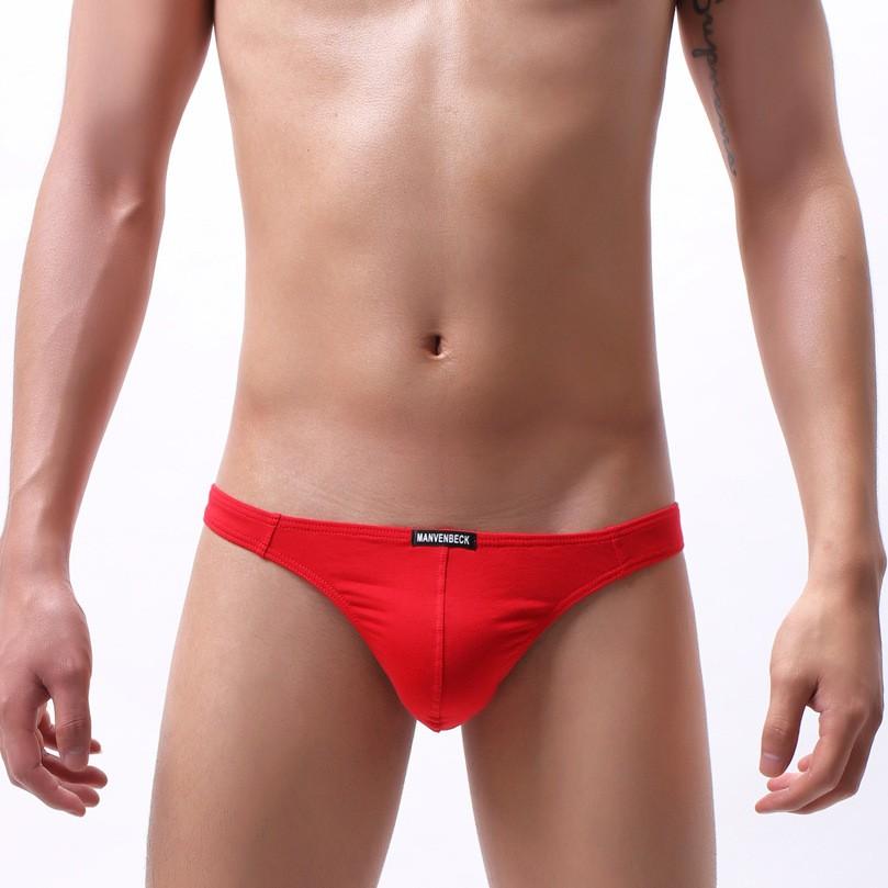 Men's Briefs Ultra-thin Ice Silk Transparent Comfortable Adult Low Waist
