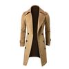 Winter Men Slim Stylish Trench Coat Double Breasted Long Jacket Coat