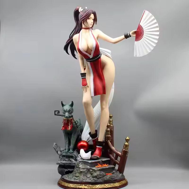 В наличии King Of Fighters 95 Серия Фигурка Май Ширануи Красивая Девушка Статуя Фигурка Модель Кукла Коллекция Украшение Комнаты Игрушки