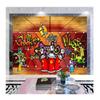Mural Ktv Background Wallpaper Cool Graffiti Type 3d Wallpaper Dance Hall Music Bar Wall Mural