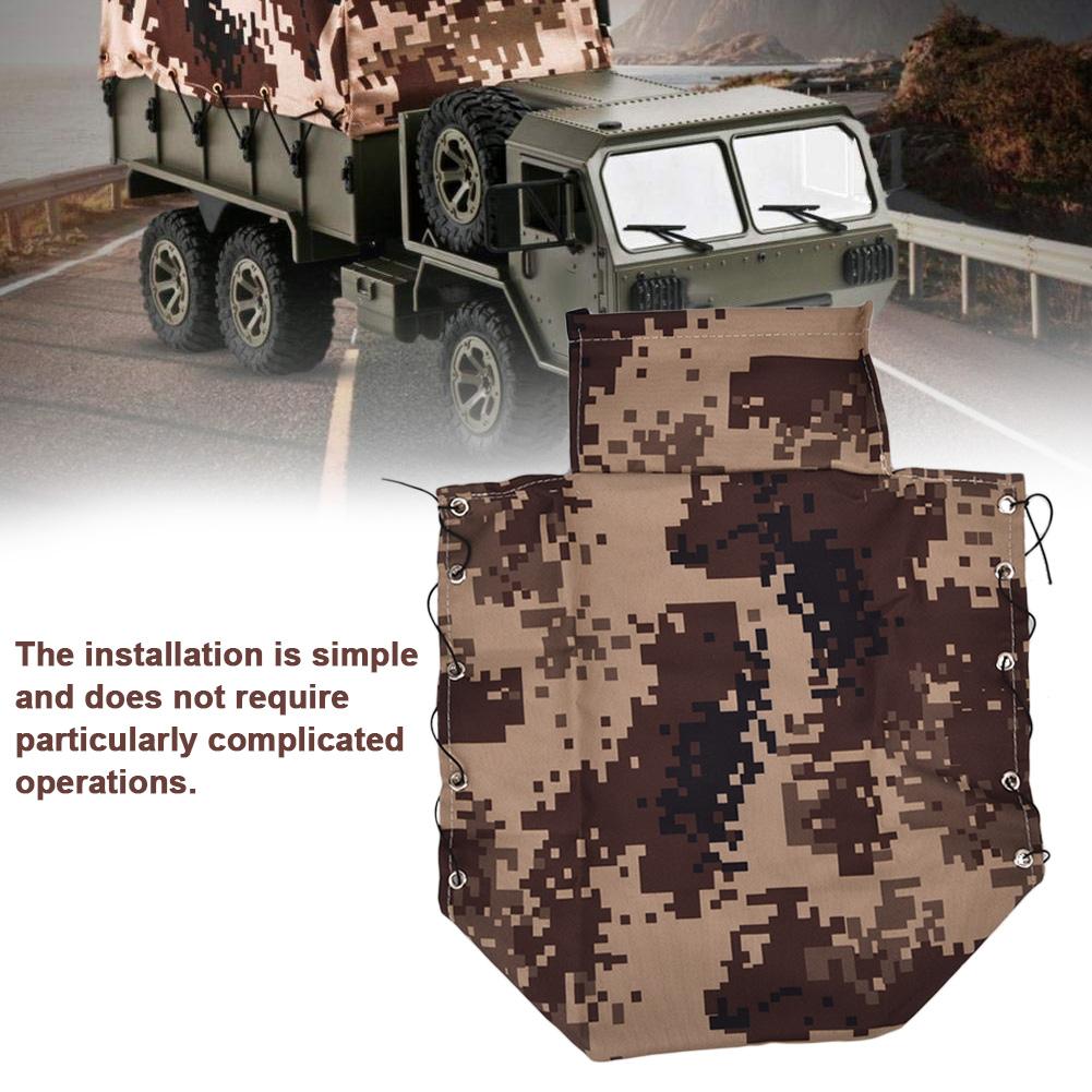 Canvas Tent Decoration Model Car Accessories for Jannyshop Fayee FY004 Military SiX Wheel Truck