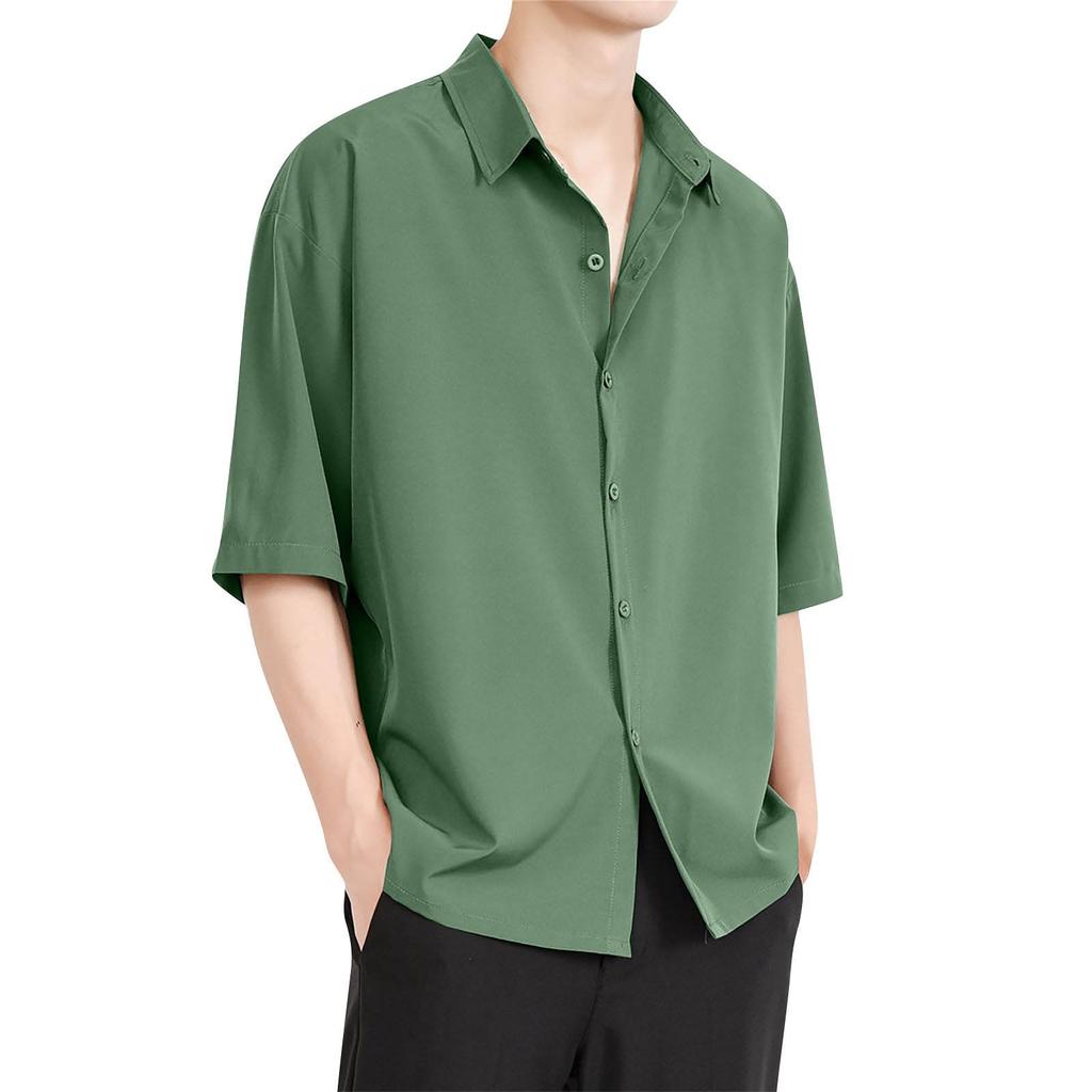 Гавайская рубашка для мужчин, мужские винтажные рубашки для боулинга на пуговицах, летняя пляжная рубашка с коротким рукавом