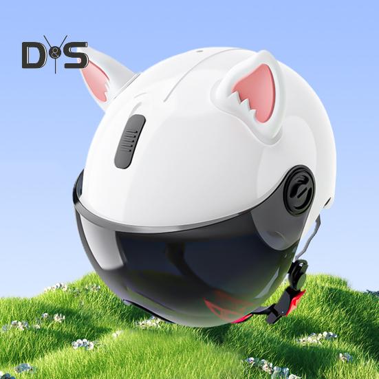 1 пара мотоциклетных шлемов с кошачьими ушками, декоративные накладки на уши для шлемов для скутера, велосипеда, мотоцикла, скейтбординга, аксессуары для шлемов