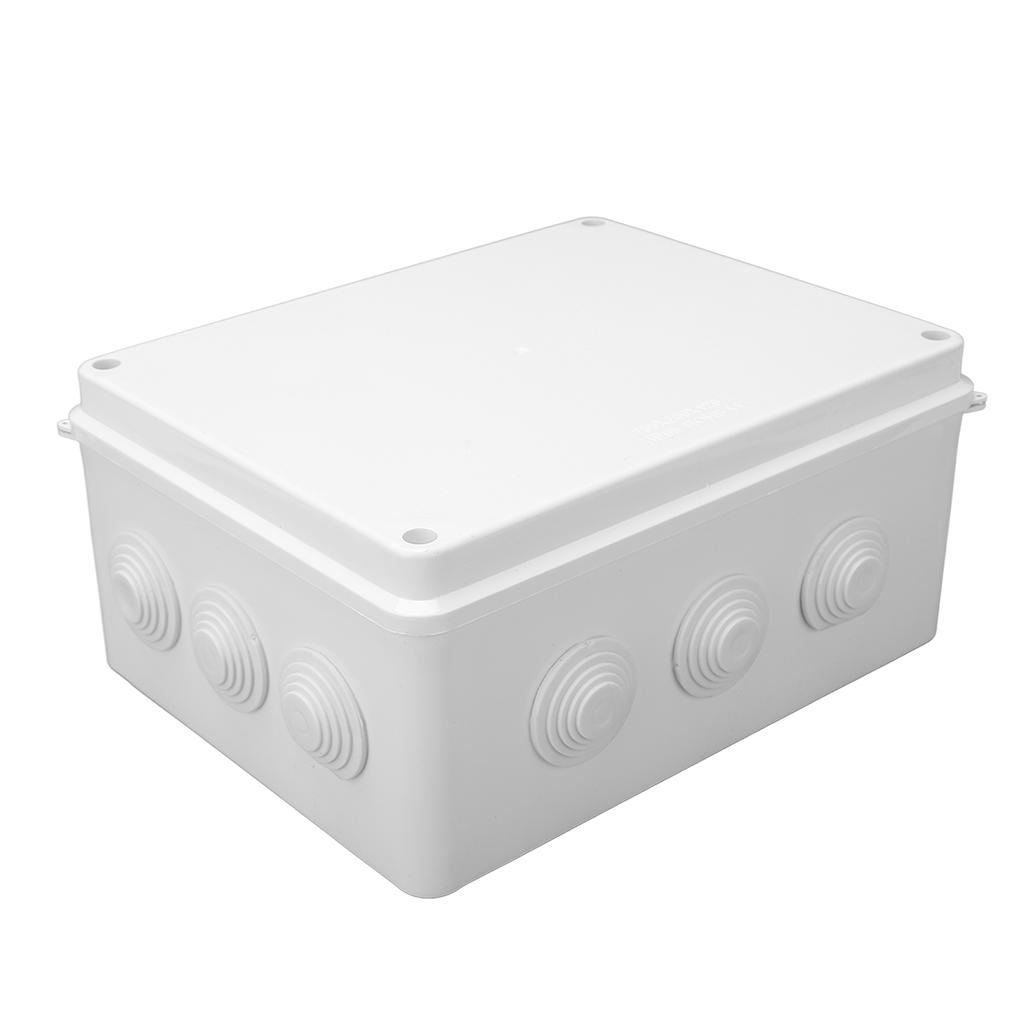Уличная распределительная коробка IP65 Водонепроницаемая Защищенная от дождя 255x200x120мм Универсальный электрический корпус с