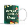 Mug - Elena - Christmas - Ceramic - Printed - 325 Ml - Green