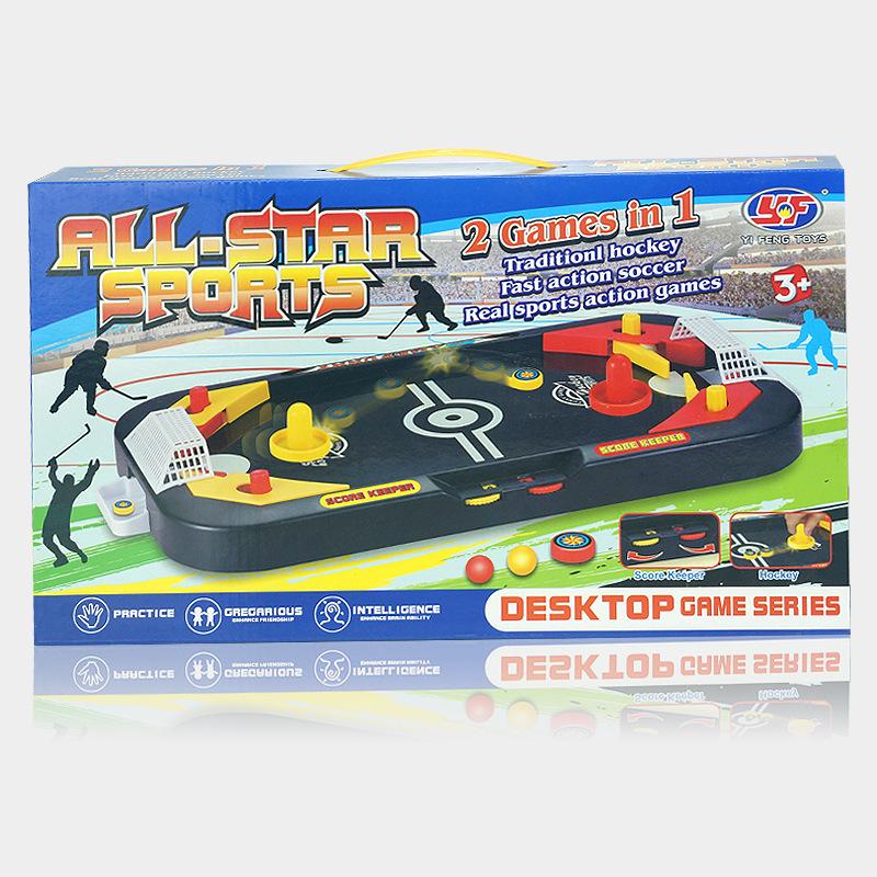 Вау Вау Трансграничная игра в настольный хоккей: Интерактивная игрушка для двоих игроков, для родителей и детей, для мальчиков и девочек