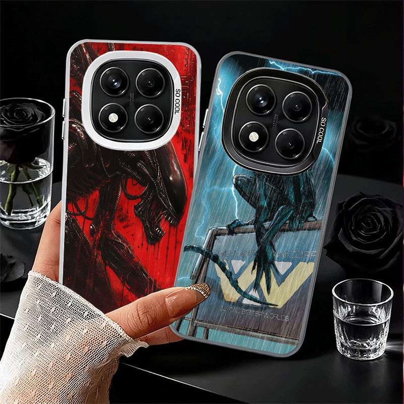 Крутой Мягкий Чехол для Телефона A-Alien X-Xenomorph для Xiaomi Redmi Note 13 14 15 Pro Plus 12S 12 11S 11 11T 10S 10 Ударопрочная Задняя Крышка