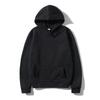 Autumn Fashion Loose Tops Solid Colour Hooded Polyester Men's Sweatshirt Simple Casual