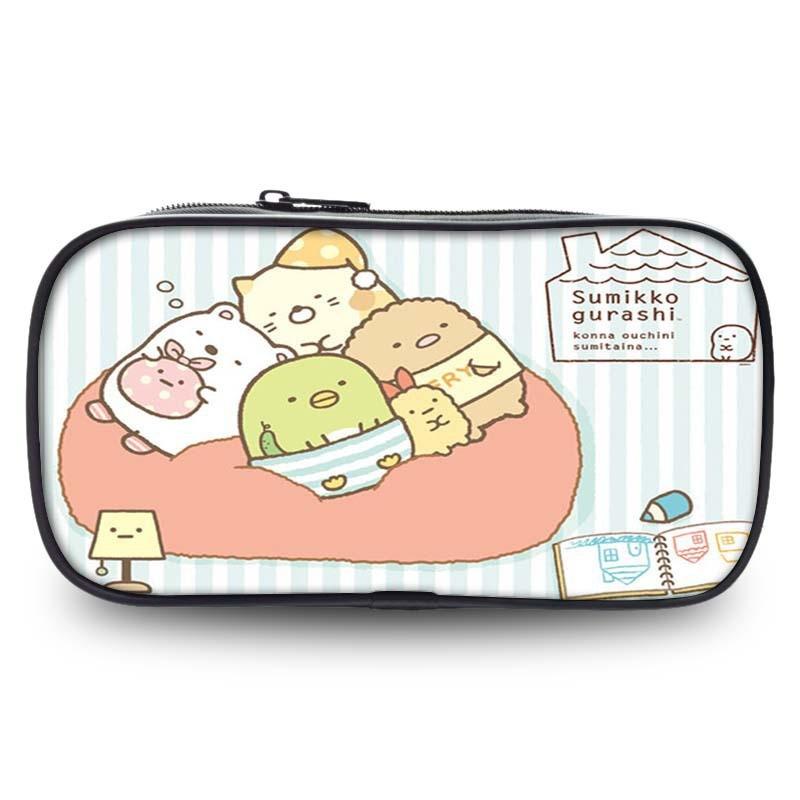 Пенал Sumikkogurashi из нейлона для хранения канцелярских принадлежностей и в качестве подарка