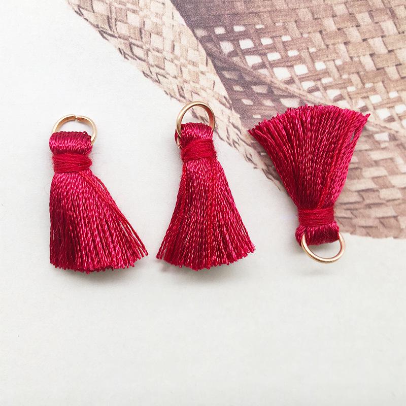 Multicolor Handmade Tassel Earrings & Keychain Bag Pendant
