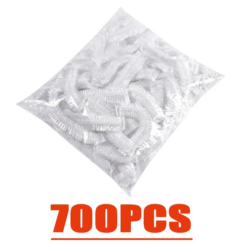 100/500/1000 ШТ. Многоразовые крышки для еды Пластиковая упаковка Прочные эластичные крышки для еды и пакеты для хранения свежести с эластичной пластинчатой крышкой 2