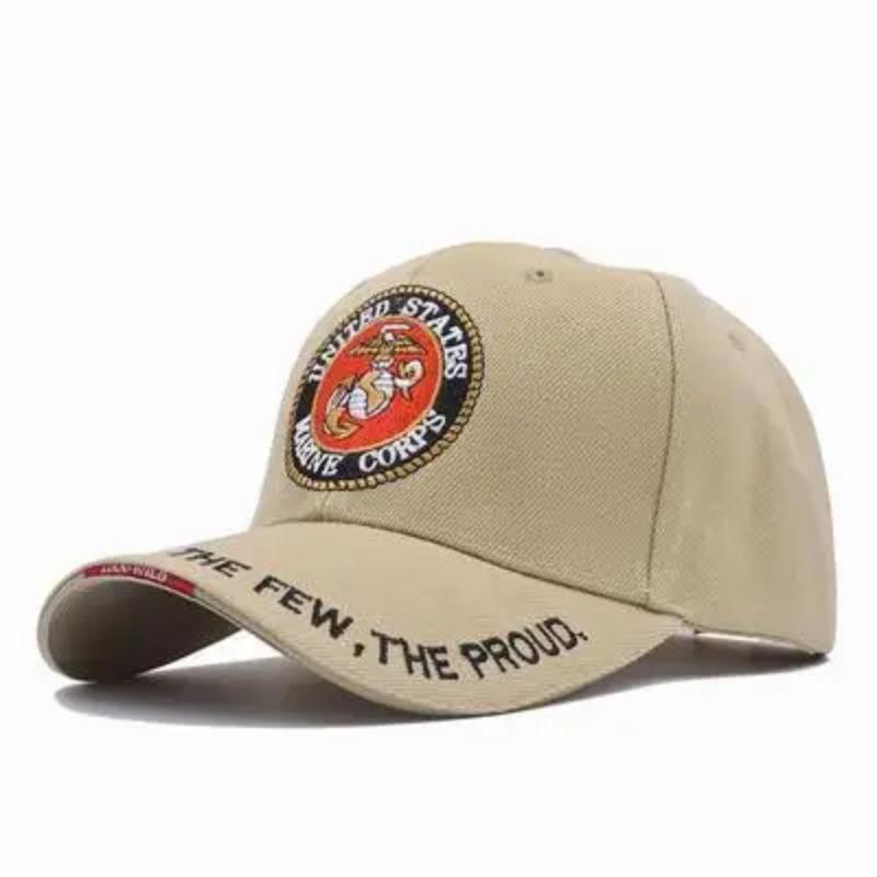 Fashion United States Marine Corps Baseball Cap Letter Embroidered Hip Hop Hats Outdoor Sports Caps Bone Marine Seals Hats
