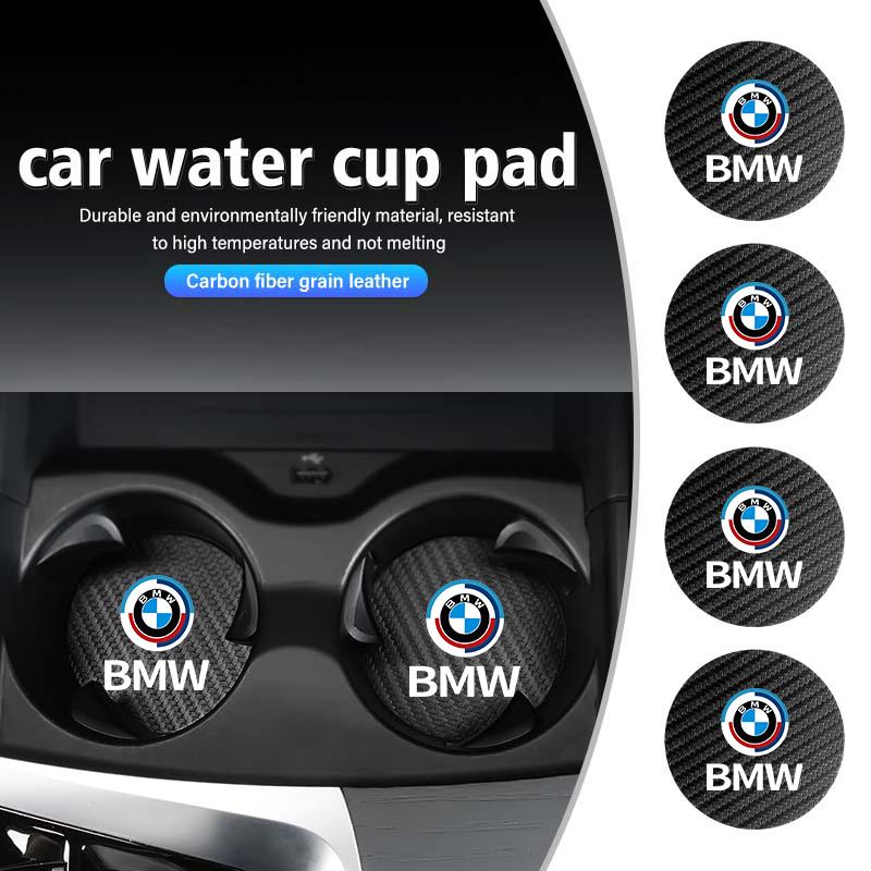 For BMW 2 pcs Car Water Coaster Cup Bottle Holder Anti-slip Pad Mat F40 F30 F34 F48 F39 G42 G05 G06 G07 G20 G30 G32 G22 G23