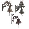 Door Bell Cast Iron Antique Country House Look, Loud Sound, Front Door Wall Bell, Garden Decoration, Weatherproof