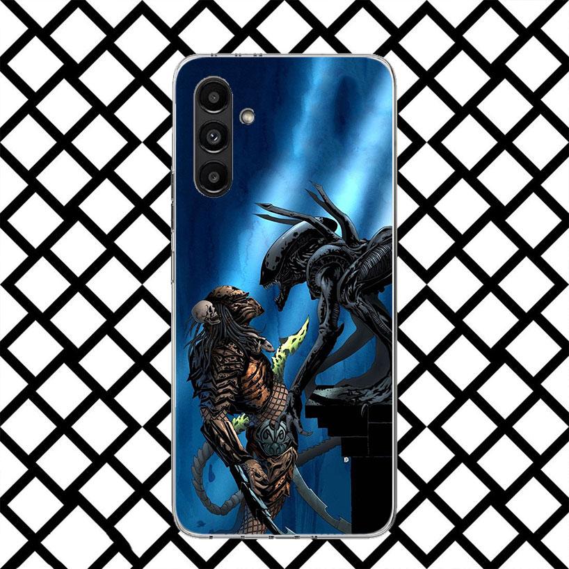 Чехол для телефона A-Alien Vs Predator для Samsung Galaxy A17 A37 A57 A16 A26 A36 A56 A15 A25 A35 A55 A14 A24 A34 A54 A13 A23 A33 A53 Ga