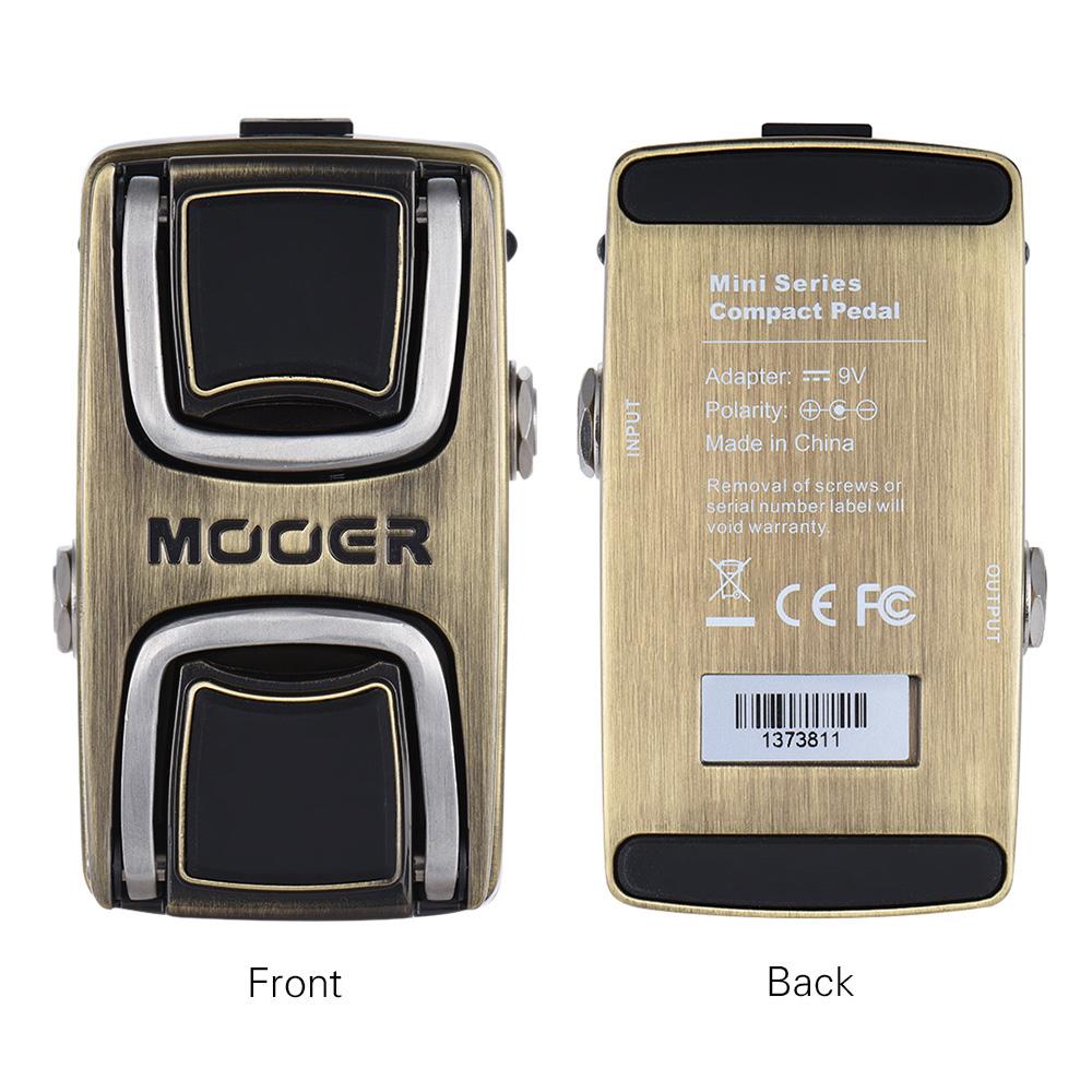 MOOER The Wahter Wah Педаль эффектов для гитары, чувствительный к давлению переключатель, цельнометаллический корпус