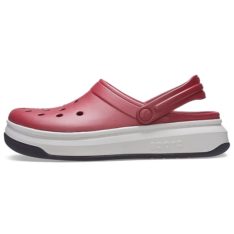 Crocs Сандалии на платформе Band Full Force Красные Белые 206122-6RU