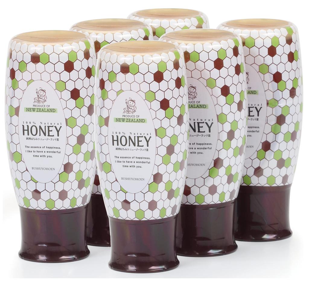 Мед темно-янтарный «Таинственный лес Новой Зеландии» Восточно-Капской области 500 г x 6 бутылок Value Honey Honey Pure Honey Honey Manuka
